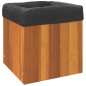 vidaXL Jardinera de madera maciza de acacia 25x25x25 cm vidaXL Jardinera de madera maciza de acacia 25x25x25 cm