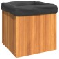 vidaXL Jardinera de madera maciza de acacia 45x45x45 cm