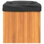 vidaXL Jardinera de madera maciza de acacia 45x45x45 cm