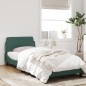 vidaXL Estructura cama con cabecero terciopelo verde oscuro 90x200 cm vidaXL Estructura cama con cabecero terciopelo verde oscuro 90x200 cm