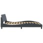 vidaXL Estructura cama con cabecero terciopelo gris oscuro 160x200 cm vidaXL Estructura cama con cabecero terciopelo gris oscuro 160x200 cm