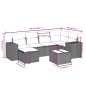 vidaXL Set sofás de jardín 7 piezas y cojines ratán sintético beige vidaXL Set sofás de jardín 7 piezas y cojines ratán sintético beige
