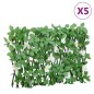 vidaXL Enrejado expansible de hiedra artificial verde 5 uds 180x30 cm vidaXL Enrejado expansible de hiedra artificial verde 5 uds 180x30 cm