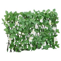 vidaXL Enrejado expansible de hiedra artificial verde 5 uds 180x30 cm
