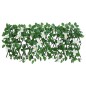 vidaXL Enrejado expansible de hiedra artificial verde 5 uds 180x30 cm vidaXL Enrejado expansible de hiedra artificial verde 5 uds 180x30 cm