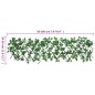 vidaXL Enrejado expansible de hiedra artificial verde 5 uds 180x30 cm vidaXL Enrejado expansible de hiedra artificial verde 5 uds 180x30 cm