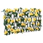 vidaXL Enrejado valla expansible hiedra artificial amarillo 180x20 cm vidaXL Enrejado valla expansible hiedra artificial amarillo 180x20 cm