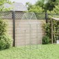 vidaXL Jaula para gallinas acero galvanizado plateado 100x100x190 cm vidaXL Jaula para gallinas acero galvanizado plateado 100x100x190 cm
