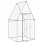 vidaXL Jaula para gallinas acero galvanizado plateado 100x100x190 cm vidaXL Jaula para gallinas acero galvanizado plateado 100x100x190 cm