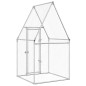 vidaXL Jaula para gallinas acero galvanizado plateado 100x100x190 cm vidaXL Jaula para gallinas acero galvanizado plateado 100x100x190 cm