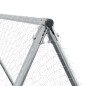 vidaXL Jaula para gallinas acero galvanizado plateado 100x100x190 cm vidaXL Jaula para gallinas acero galvanizado plateado 100x100x190 cm