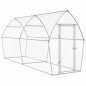 vidaXL Jaula para gallinas acero galvanizado plateado 400x105x182 cm vidaXL Jaula para gallinas acero galvanizado plateado 400x105x182 cm