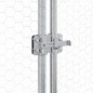 vidaXL Jaula para gallinas acero galvanizado plateado 400x105x182 cm vidaXL Jaula para gallinas acero galvanizado plateado 400x105x182 cm
