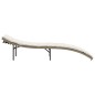 vidaXL Tumbona con cojín ratán sintético beige 55x199x50 cm vidaXL Tumbona con cojín ratán sintético beige 55x199x50 cm