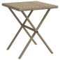 vidaXL Tumbonas con mesita 2 unidades ratán sintético beige vidaXL Tumbonas con mesita 2 unidades ratán sintético beige