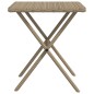 vidaXL Tumbonas con mesita 2 unidades ratán sintético beige vidaXL Tumbonas con mesita 2 unidades ratán sintético beige