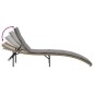 vidaXL Tumbonas con mesita 2 unidades ratán sintético beige vidaXL Tumbonas con mesita 2 unidades ratán sintético beige
