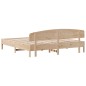 vidaXL Estructura de cama con cabecero madera maciza pino 180x200 cm vidaXL Estructura de cama con cabecero madera maciza pino 180x200 cm