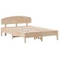 vidaXL Estructura de cama con cabecero madera maciza pino 120x200 cm vidaXL Estructura de cama con cabecero madera maciza pino 120x200 cm
