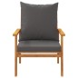 vidaXL Set de muebles de jardín 4 pzs y cojines madera maciza acacia vidaXL Set de muebles de jardín 4 pzs y cojines madera maciza acacia