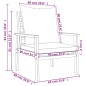 vidaXL Juego de muebles jardín 5 pzas con cojines madera maciza acacia