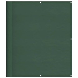vidaXL Pantalla de balcón 100% poliéster Oxford verde oscuro 120x700cm