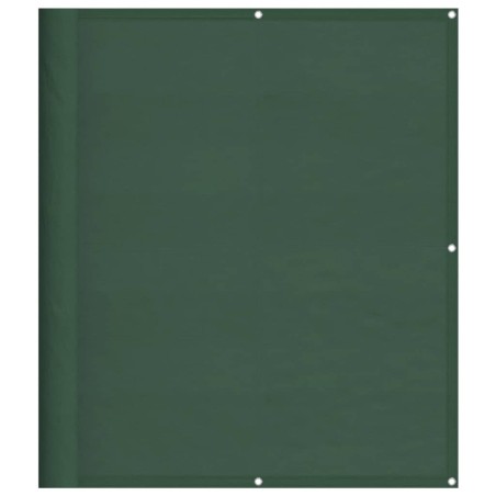 vidaXL Pantalla de balcón 100% poliéster Oxford verde oscuro 120x700cm