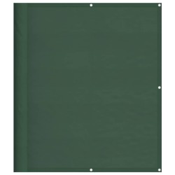 vidaXL Pantalla de balcón 100% poliéster Oxford verde 120x1000 cm