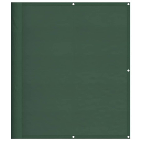 vidaXL Pantalla de balcón 100% poliéster Oxford verde 120x1000 cm