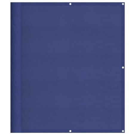 vidaXL Pantalla de balcón 100% poliéster Oxford azul 120x700 cm