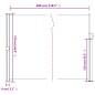 vidaXL Toldo lateral retráctil de jardín negro 170x300 cm vidaXL Toldo lateral retráctil de jardín negro 170x300 cm