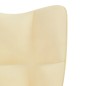 vidaXL Silla mecedora de terciopelo blanco crema vidaXL Silla mecedora de terciopelo blanco crema