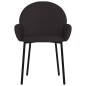 vidaXL Sillas de comedor 2 unidades cuero sintético negro vidaXL Sillas de comedor 2 unidades cuero sintético negro