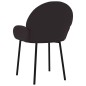 vidaXL Sillas de comedor 2 unidades cuero sintético negro vidaXL Sillas de comedor 2 unidades cuero sintético negro