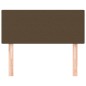 vidaXL Cabecero de tela marrón oscuro 80x5x78/88 cm vidaXL Cabecero de tela marrón oscuro 80x5x78/88 cm