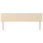 vidaXL Cabeceros 2 unidades de tela color crema 100x5x78/88 cm vidaXL Cabeceros 2 unidades de tela color crema 100x5x78/88 cm