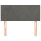vidaXL Cabecero de terciopelo gris oscuro 90x5x78/88 cm vidaXL Cabecero de terciopelo gris oscuro 90x5x78/88 cm