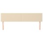 vidaXL Cabeceros 2 unidades de tela color crema 80x5x78/88 cm vidaXL Cabeceros 2 unidades de tela color crema 80x5x78/88 cm