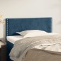 vidaXL Cabecero de terciopelo azul oscuro 80x5x78/88 cm vidaXL Cabecero de terciopelo azul oscuro 80x5x78/88 cm