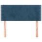 vidaXL Cabecero de terciopelo azul oscuro 80x5x78/88 cm vidaXL Cabecero de terciopelo azul oscuro 80x5x78/88 cm