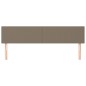 vidaXL Cabeceros 2 unidades de tela gris taupe 90x5x78/88 cm vidaXL Cabeceros 2 unidades de tela gris taupe 90x5x78/88 cm