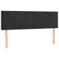 vidaXL Cabeceros 2 unidades terciopelo negro 72x5x78/88 cm vidaXL Cabeceros 2 unidades terciopelo negro 72x5x78/88 cm