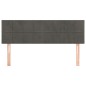 vidaXL Cabeceros 2 unidades terciopelo gris oscuro 72x5x78/88 cm vidaXL Cabeceros 2 unidades terciopelo gris oscuro 72x5x78/88 cm