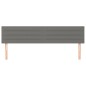 vidaXL Cabeceros 2 unidades de tela gris oscuro 90x5x78/88 cm vidaXL Cabeceros 2 unidades de tela gris oscuro 90x5x78/88 cm