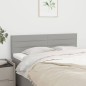 vidaXL Cabeceros 2 unidades tela gris claro 72x5x78/88 cm vidaXL Cabeceros 2 unidades tela gris claro 72x5x78/88 cm
