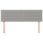 vidaXL Cabeceros 2 unidades tela gris claro 72x5x78/88 cm vidaXL Cabeceros 2 unidades tela gris claro 72x5x78/88 cm