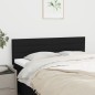 vidaXL Cabeceros 2 unidades tela negro 72x5x78/88 cm vidaXL Cabeceros 2 unidades tela negro 72x5x78/88 cm