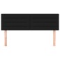vidaXL Cabeceros 2 unidades tela negro 72x5x78/88 cm vidaXL Cabeceros 2 unidades tela negro 72x5x78/88 cm