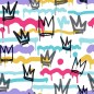 Noordwand Papel pintado Friends&Coffee Sith Graffity and Crowns b/n Noordwand Papel pintado Friends&Coffee Sith Graffity and Crowns b/n