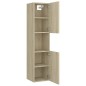 vidaXL Juego de muebles de baño madera de ingeniería roble Sonoma vidaXL Juego de muebles de baño madera de ingeniería roble Sonoma